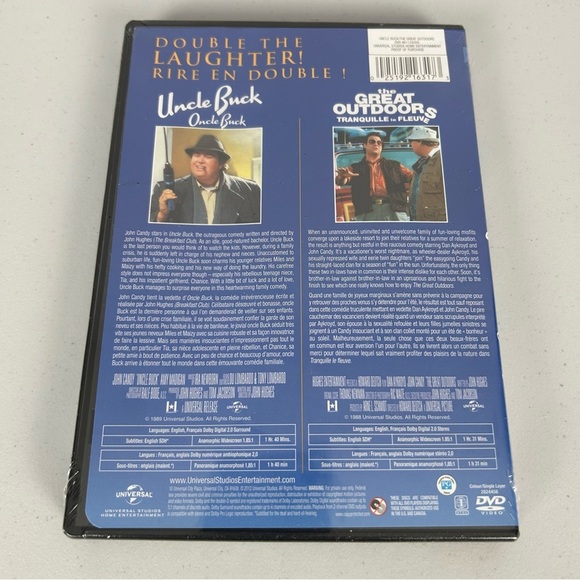 Uncle Buck/The Great Outdoors Double Feature DVD Sealed! - Picture 2 of 4